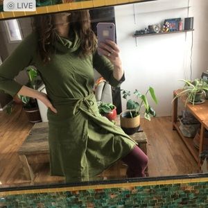 Gaia Conceptions Chunky Cowl Chuba Short Dress